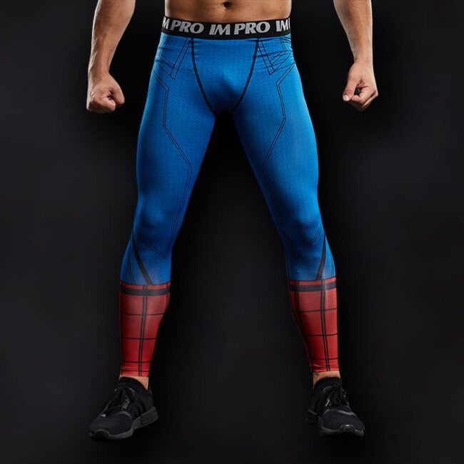 Spider Man Compression Leggings - HeroWears.com