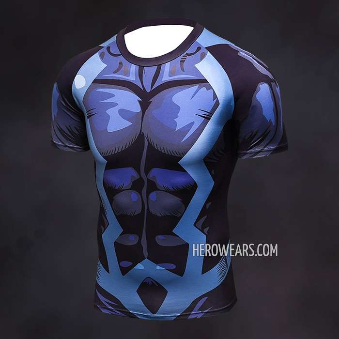 Black Bolt Compression Shirt Rash Guard