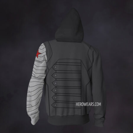 Winter Soldier Zip Up Hoodie