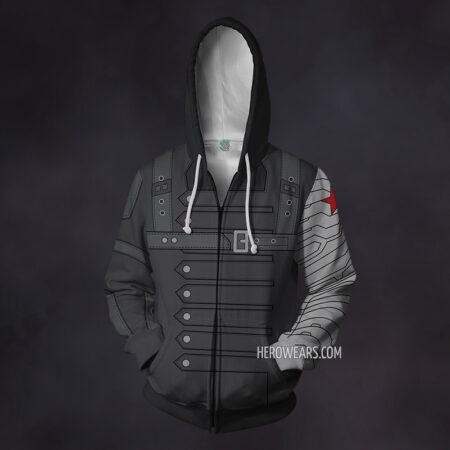 Winter Soldier Zip Up Hoodie