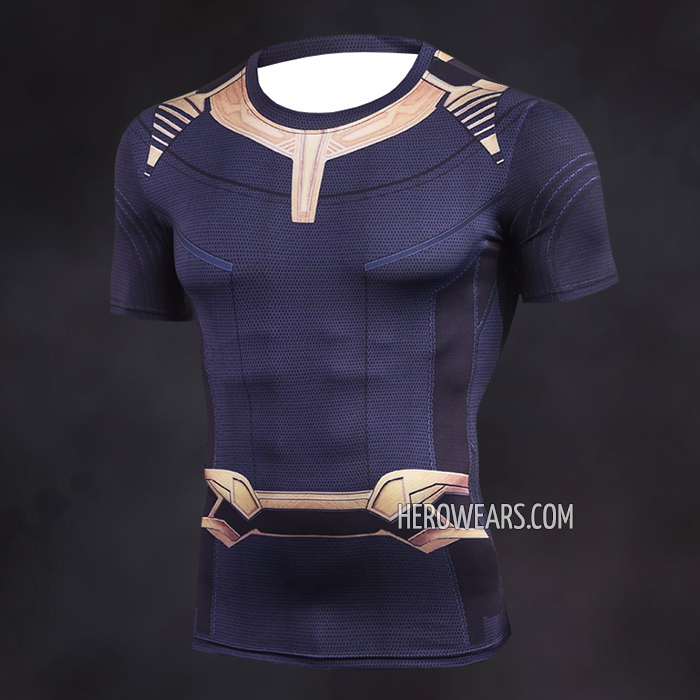 Thanos Compression Shirt Rash Guard