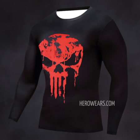 Punisher Compression Shirt Rash Guard