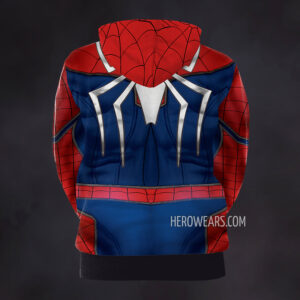 Insomniac Spider-man Costume PS4 Game Spiderman Sweatshirt Hoodie Zipper Jacket 