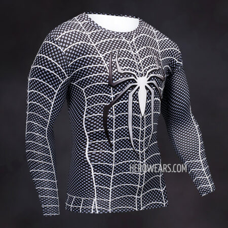 Spiderman Armored Compression Shirt Rash Guard