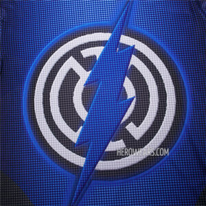 Blue Lantern Flash Compression Shirt Rash Guard