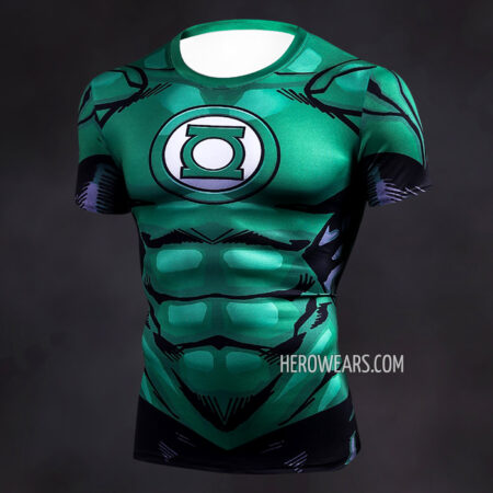 Green Lantern Compression Shirt Rash Guard