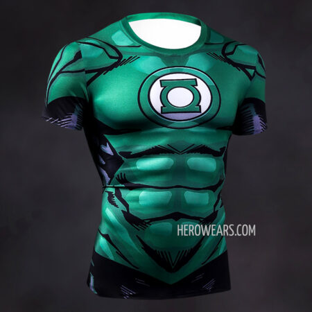Green Lantern Compression Shirt Rash Guard