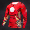Iron Man Compression Shirt Rash Guard