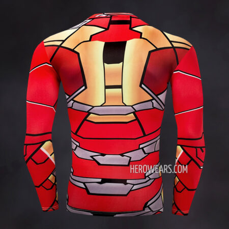 Iron Man Compression Shirt Rash Guard