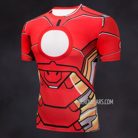 Iron Man Compression Shirt Rash Guard