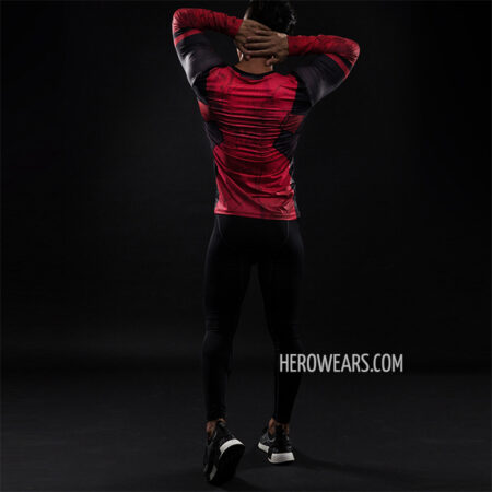 Deadpool Compression Shirt Rash Guard