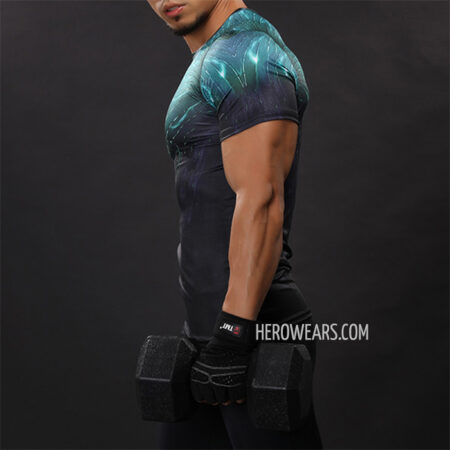 Green Lantern Compression Shirt Rash Guard