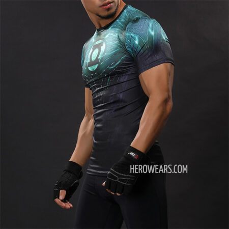 Green Lantern Compression Shirt Rash Guard