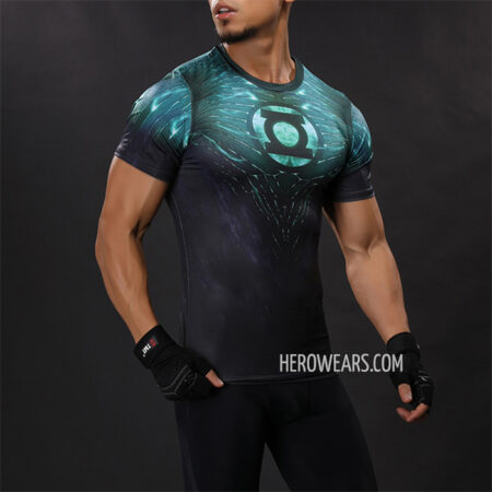 Green Lantern Compression Shirt Rash Guard