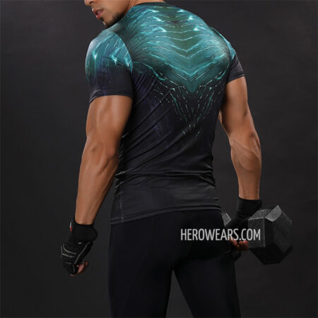 Green Lantern Compression Shirt Rash Guard