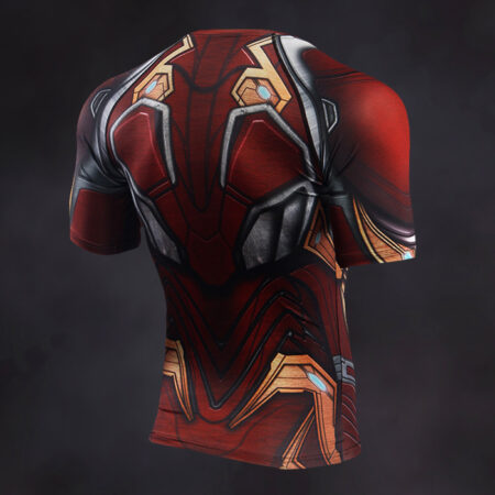 Iron Man Compression Shirt Rash Guard