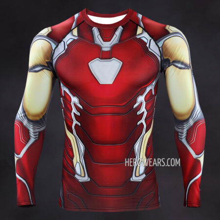 Iron Man Mk85 Compression Shirt Rash Guard