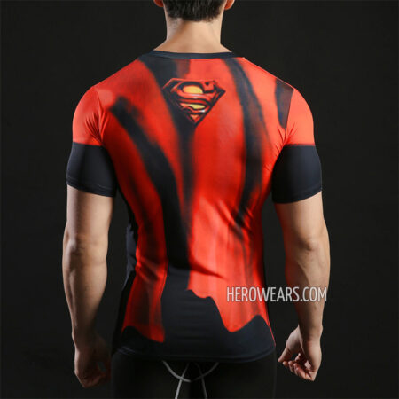 Superman Compression Shirt Rash Guard