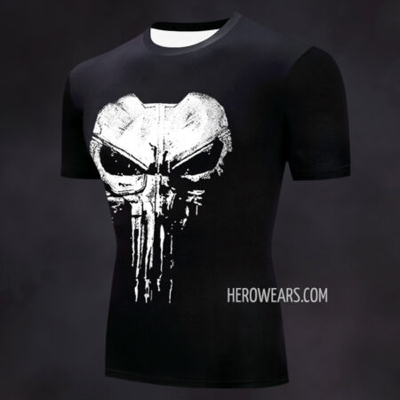 Punisher Compression Shirt Rash Guard