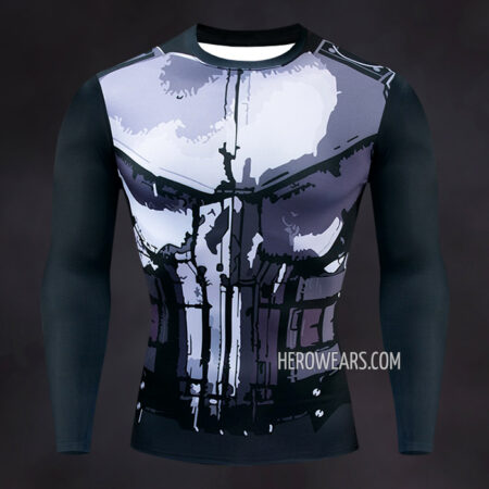 Punisher Compression Shirt Rash Guard
