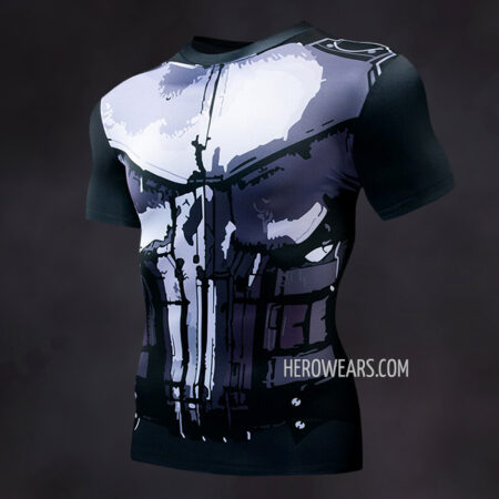 Punisher Compression Shirt Rash Guard