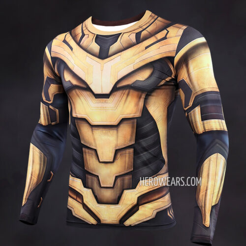 Thanos Compression Shirt Rash Guard