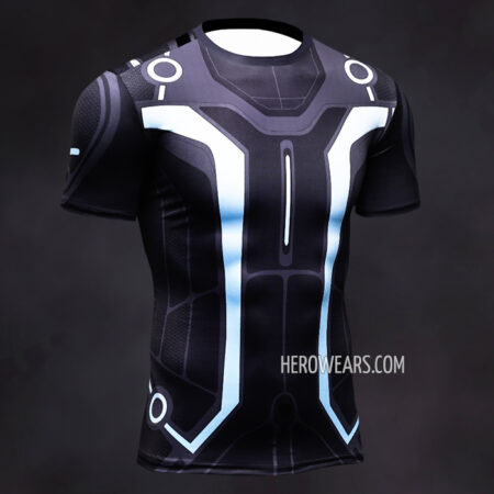 Tron Compression Shirt Rash Guard