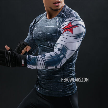 Winter Soldier Compression Shirt Rash Guard