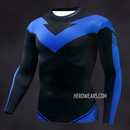 Nightwing Compression Shirt Rash Guard