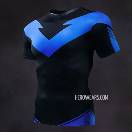 Nightwing Compression Shirt Rash Guard