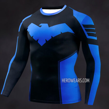 Nightwing Compression Shirt Rash Guard