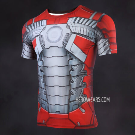 Iron Man Mk5 Compression Shirt Rash Guard