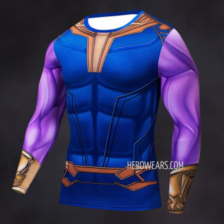 Thanos Compression Shirt Rash Guard