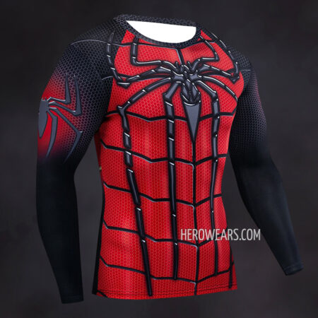 Spiderman Compression Shirt Rash Guard
