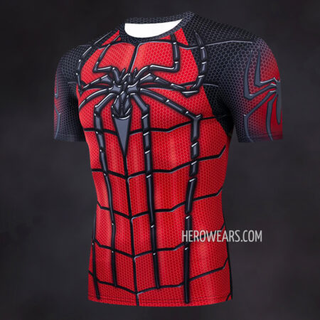 Spiderman Compression Shirt Rash Guard