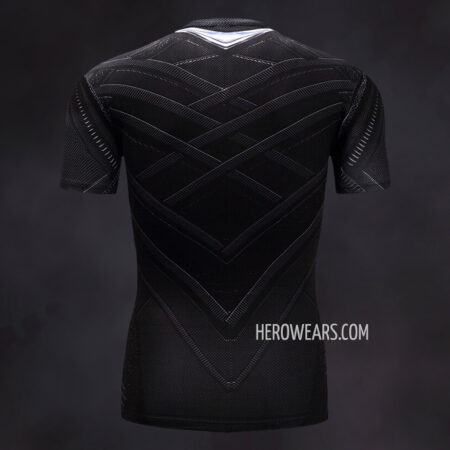 Black Panther Compression Shirt Rash Guard