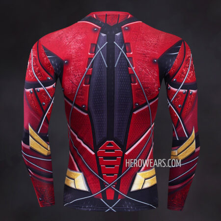 Flash Justice League Compression Shirt Rash Guard