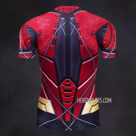 Flash Justice League Compression Shirt Rash Guard