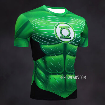 Green Lantern Compression Shirt Rash Guard