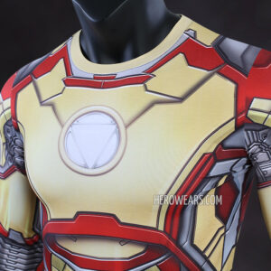 Iron Man Mk42 Compression Shirt Rash Guard