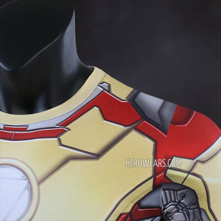 Iron Man Mk42 Compression Shirt Rash Guard