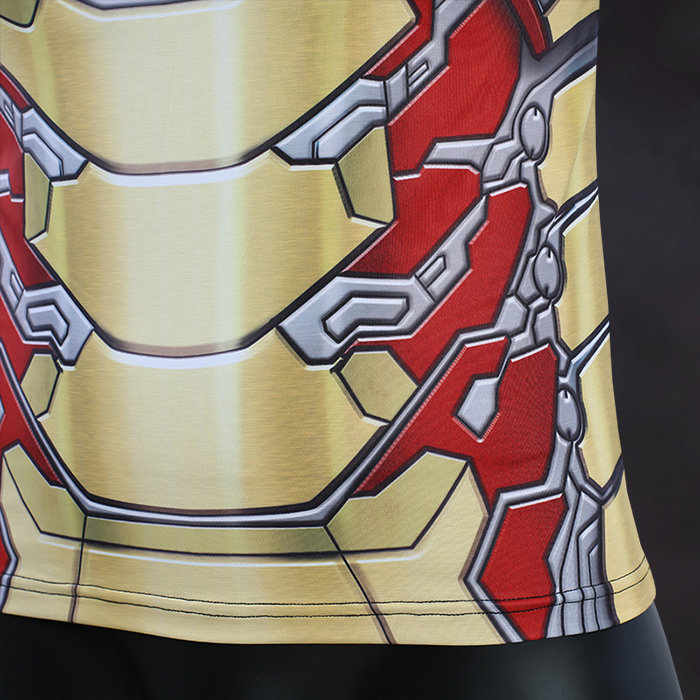 Iron Man Mk42 Compression Shirt Rash Guard