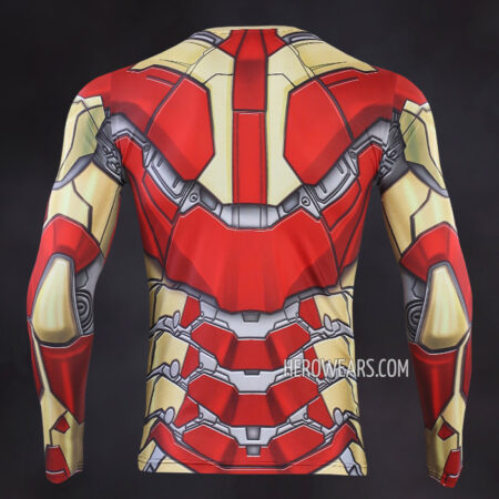 Iron Man Mk42 Compression Shirt Rash Guard