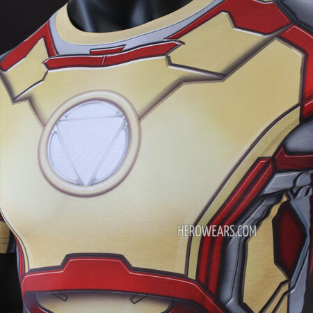 Iron Man Mk42 Compression Shirt Rash Guard