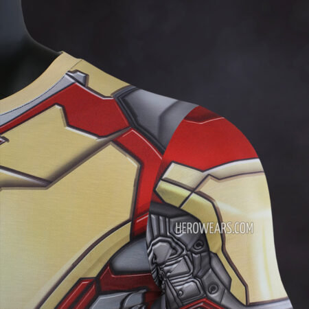 Iron Man Mk42 Compression Shirt Rash Guard
