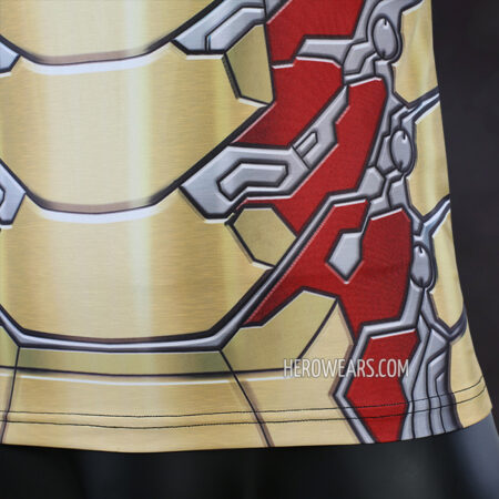 Iron Man Mk42 Compression Shirt Rash Guard