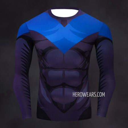 Nightwing Compression Shirt Rash Guard