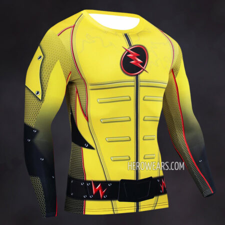 Reverse Flash Compression Shirt Rash Guard