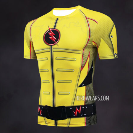 Reverse Flash Compression Shirt Rash Guard
