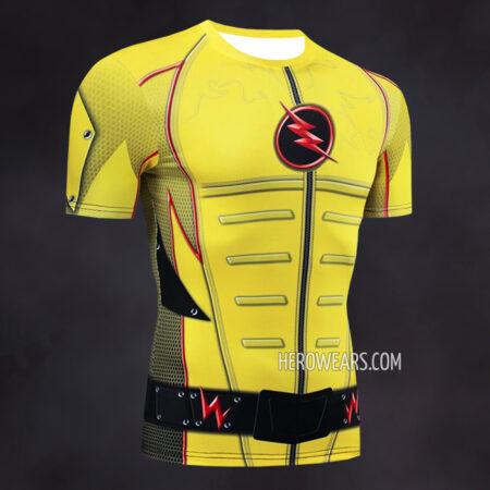 Reverse Flash Compression Shirt Rash Guard